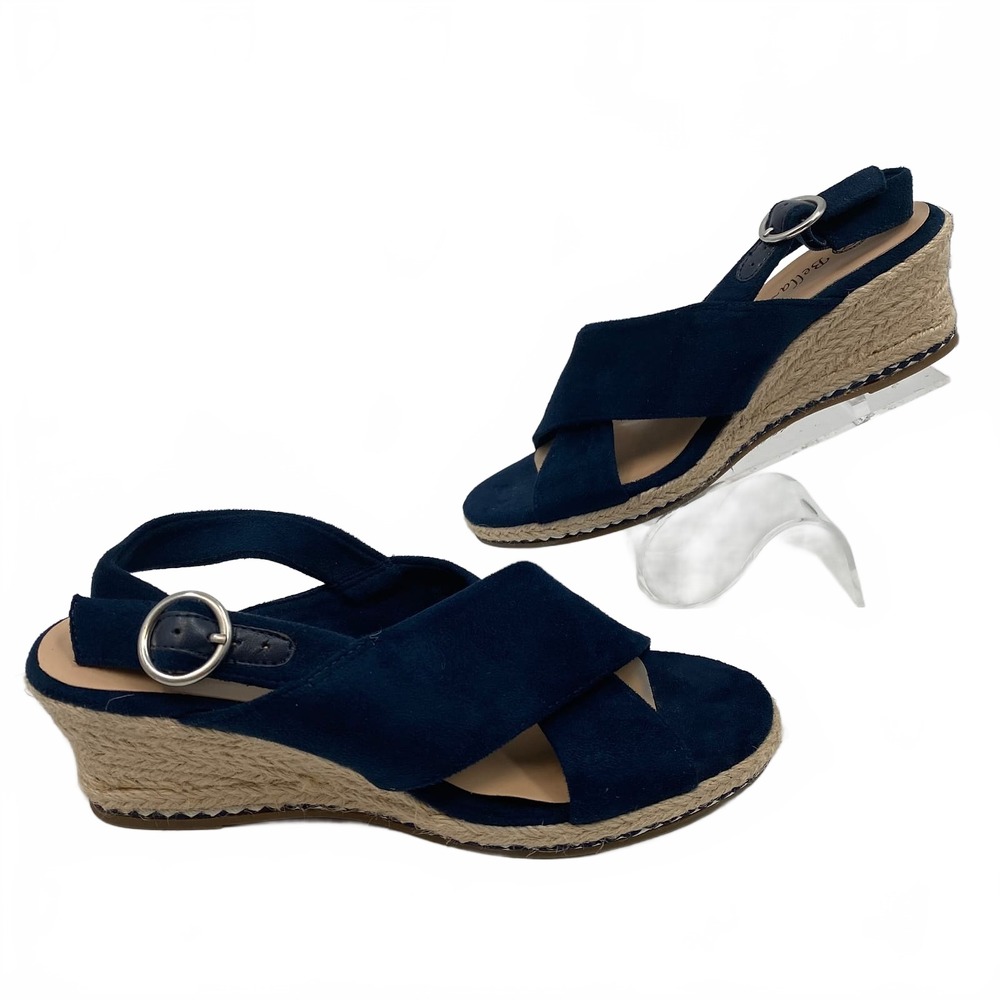 Bella Vita Blue Wedges Slingback | Womens 7
